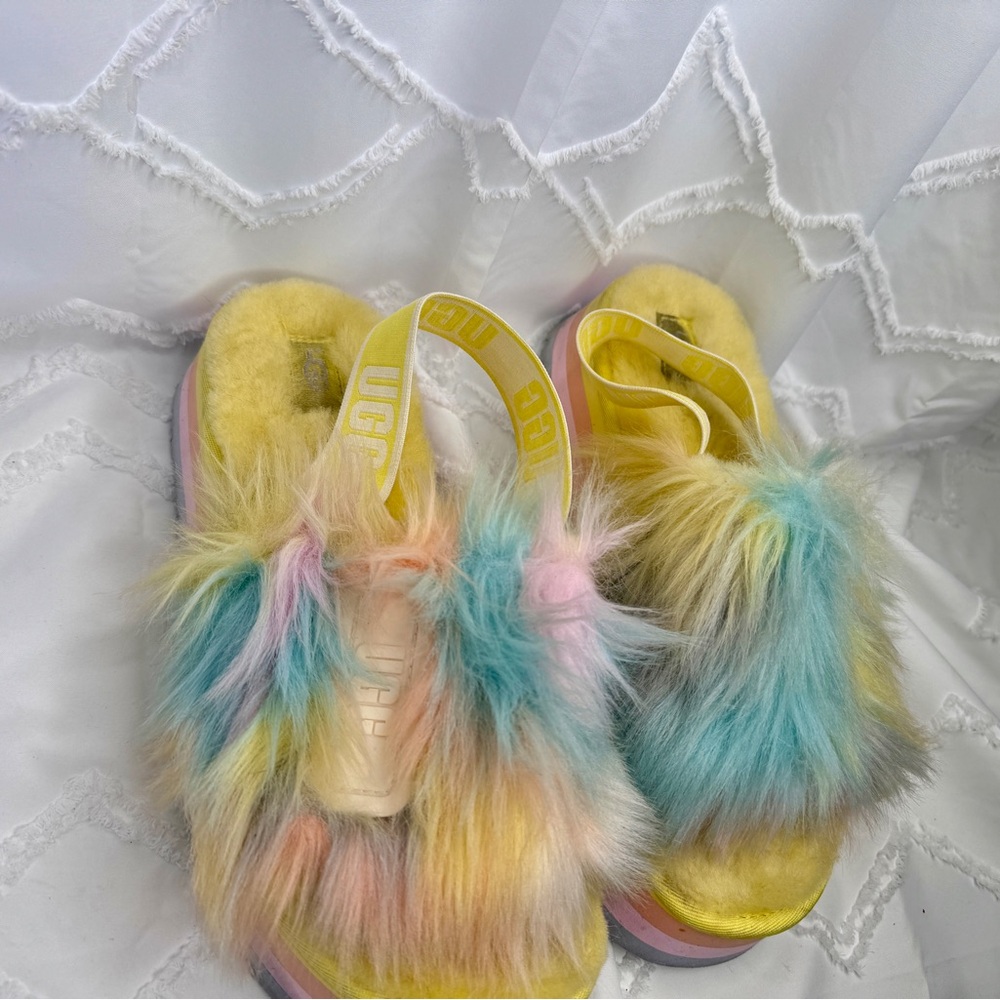 Ugg Disco Platform Slide Tie Dye